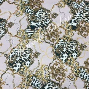 Material textil Triplu Voal Imprimat, 1.50m (la metru) Cod:1589 - Img 2