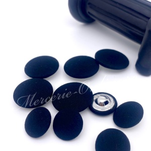 Nasturi Imbracati Stofa, 18mm/25mm, Alb/Negru (10bucati/SET) Cod:3303 - Img 3