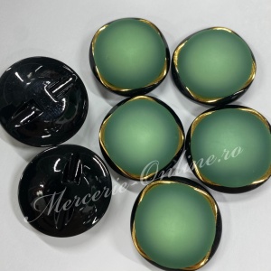 Nasturi Plastic, 18mm/30mm, Verde (la bucata) Cod:3182