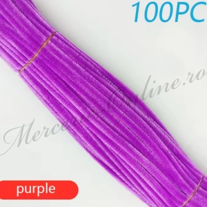 Sarma Plusata Colorata, Mov Lila, (100bucati/set) Cod:3950