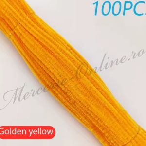 Sarma Plusata Colorata, Portocaliu Galben, (100bucati/set) Cod:3942