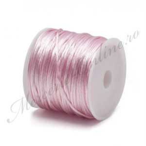 Snur Satin, mai multe culori disponibile, 2mm (91metri/rola) Cod:1163 - Img 7