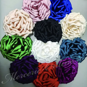 Aplicatie Floare 3D satin, cca 15cm, (la bucata) Cod:3087