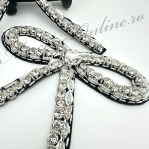 Aplicatie Funda cu cristale, cca 15x16cm , (la bucata) Cod:3505 - Img 2