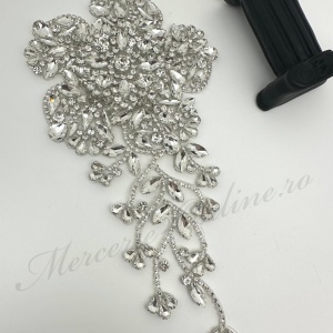 Aplicatie Termoadeziva cu Cristale, Crystal, 13x24cm (la bucata) Cod:3516