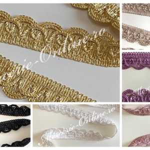 Banda pasmanterie cu snur, cca 3cm (13metri/rola) Cod:1278
