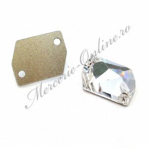 Cristale de cusut sticla, Crystal, 11x14mm (4bucati/pachet) Cod:2450