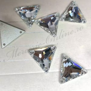 Cristale de cusut sticla, Crystal, 12mm (4bucati/pachet) Cod:2446