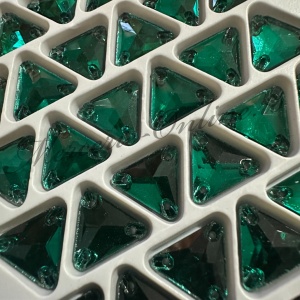 Cristale de cusut sticla, Emerald, 12mm (4bucati/pachet) Cod:3417 - Img 2