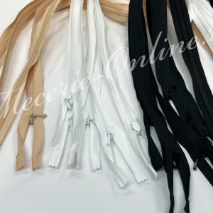 Fermoare Ascunse YKK, Nedetasabile, spira 3mm, lungime 60 cm (la bucata) Cod:4116
