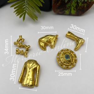 Nasturi Metalici, Mix (5bucati/set) Cod:4146