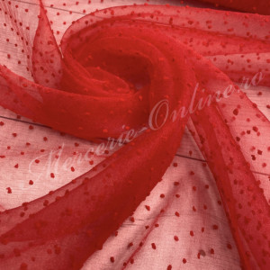 Organza cu picouri, latime 140cm (la metru), Cod:2740 - Img 8