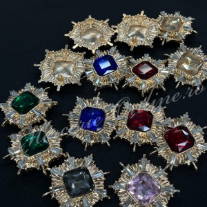 Accesorii Metalice pentru haine tip nasturi, cca 5cm (la bucata) Cod:4066
