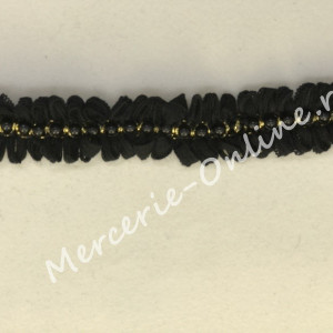 Banda pasmanterie cu perle, cca 1.5cm (la metru) Cod:0612
