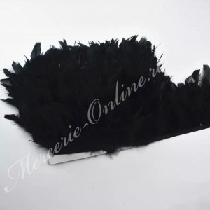 Banda pene curcan, Negru (la metru) Cod:2390
