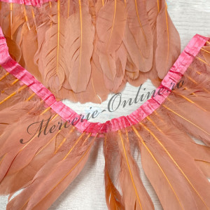 Banda pene porumbel, Somon Rose (la metru) Cod:2825 - Img 2