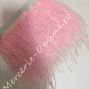 Banda pene strut, Baby Pink (la metru) Cod:1004