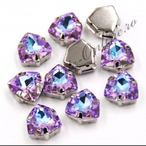 Cristale de cusut sticla, Bright Purple, 12mm (5bucati/pachet) Cod:2082