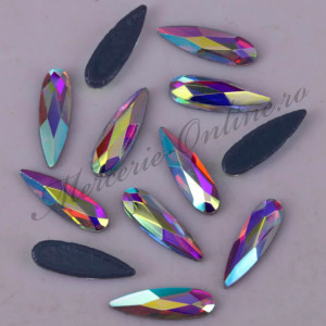 Cristale de Lipit forma Raindrop, 4x14mm, (20bucati/pachet) Cod:2477 - Img 3