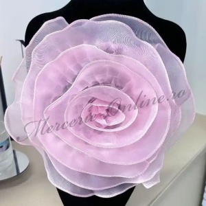 Flori Decorative din Organza, cca 27cm (la bucata) Cod:3150 - Img 2
