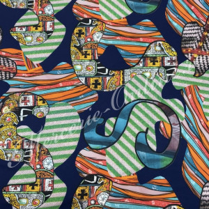 Material textil Barbie imprimat, 1.50m (la metru) Cod:1373 - Img 2