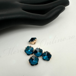 Nasturi Metalici cu Stras, 10mm (la bucata) Cod:3707 - Img 2