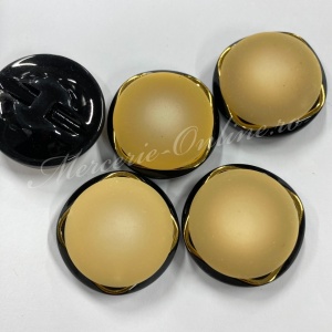 Nasturi Plastic, 18mm/30mm, Bej (la bucata) Cod:3185