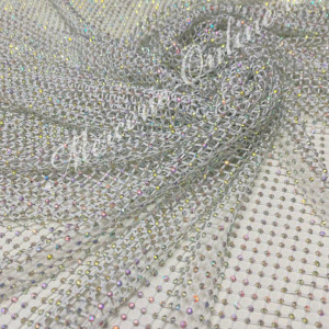 Plasa Elastica cu Strasuri, 130cm (la metru) Cod:2302 - Img 6
