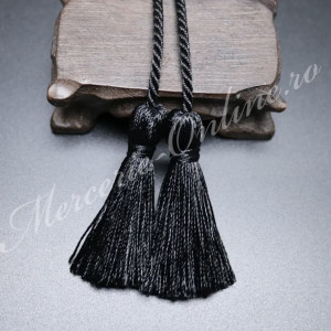 Snur matase cu Ciucuri, 54cm (la bucata) Cod:2778 - Img 2