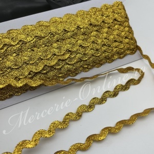 Snur Zig-Zag Lurex, Auriu/Argintiu (18metri/pachet) Cod:4131 - Img 3