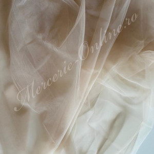 Tulle elastic pentru constructie , Nude Deschis, latime 3m (la metru), Cod:1802 - Img 2
