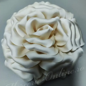 Aplicatie Floare 3D satin, cca 15cm, (la bucata) Cod:3087 - Img 3