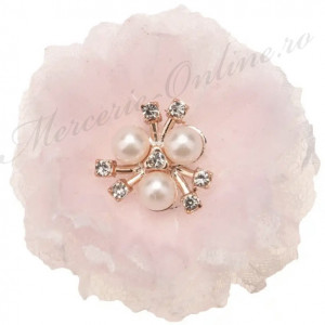 Aplicatie textila flori, (la bucata) Cod:2772 - Img 2