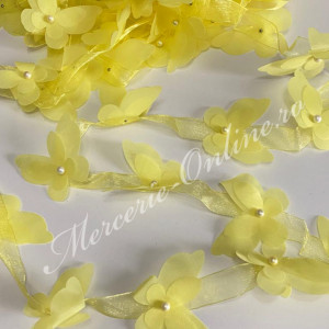 Banda fluturi din organza, mai multe culori disponibile (la metru) Cod:2323 - Img 2