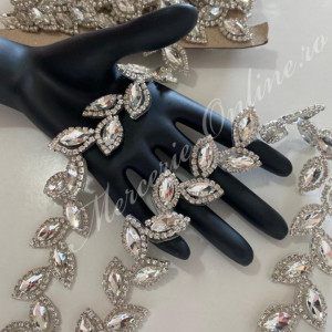 Banda Termoadeziva cu Cristale, Crystal, 3cm (la metru) Cod:2594 - Img 2