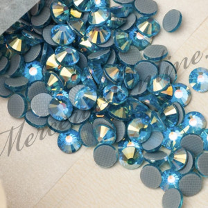 Cristale de Lipit, Aquamarine AB, Marimi SS16/SS20/SS30, (1440bucati/pachet-288bucati/pachet) Cod:2790 - Img 2