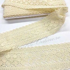 Dantela Bumbac, cca 6.4cm (9metri/rola) Cod:3295 - Img 3