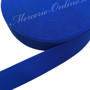 Elastic Lat Colorat, Albastru Imperial, 60mm (la metru) Cod:3856