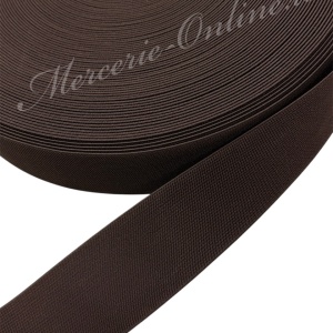 Elastic Lat Colorat, Maro, 60mm (la metru) Cod:3876