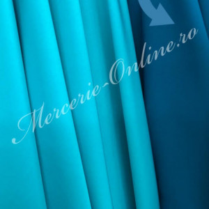 Material textil Barbie, Turcoaz Albastru, 1.50m (la metru) Cod:1450 - Img 2