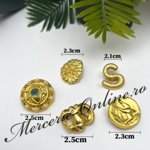 Nasturi Metalici, Mix (5bucati/set) Cod:4200