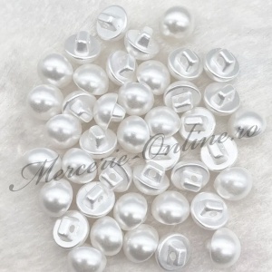 Nasturi Perle, 10mm, Alb (50bucati/pachet) Cod:3170