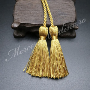 Snur matase cu Ciucuri, 54cm (la bucata) Cod:2778 - Img 3