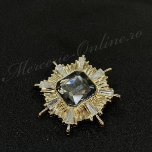 Accesorii Metalice pentru haine tip nasturi, cca 5cm (la bucata) Cod:4066 - Img 7