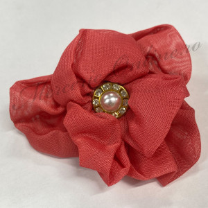 Aplicatie textila floare tip brosa, (la bucata) Cod:2888 - Img 2