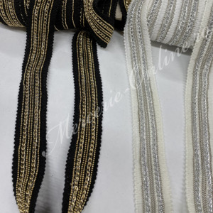 Banda pasmanterie cu lant, cca 3cm (la metru) Cod:2862