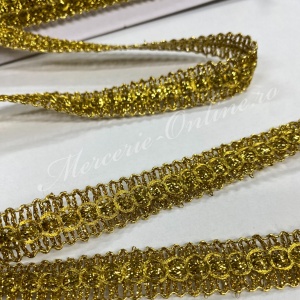 Banda Pasmanterie Galon Lurex, cca 1.5cm (13metri/rola) Cod:0550