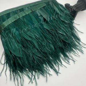 Banda pene cocos cu strut, Verde Imperial (la metru) Cod:0091