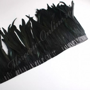 Banda pene cocos lungi, Negru, (2metri/pachet) Cod:2175