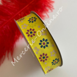 Banda rips cu flori, latime 2.5cm, (22metri/rola) Cod:1338 - Img 5